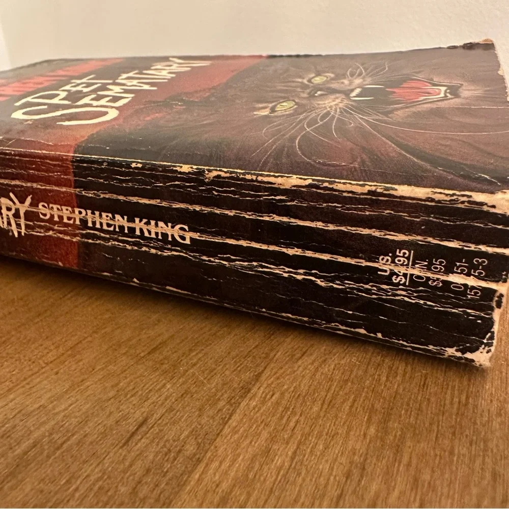 Vintage Pet Sematary by Stephen King Signet Paperback 1984 Supernatural Horror - Picture 11 of 16